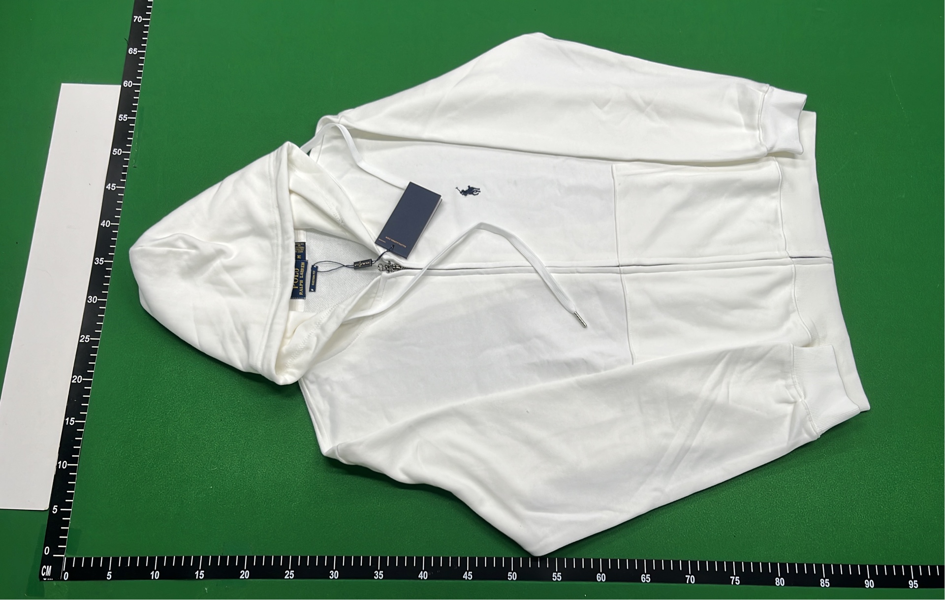 Polo Ralph Lauren Black Zip-Up Hoodie with Pony Logo