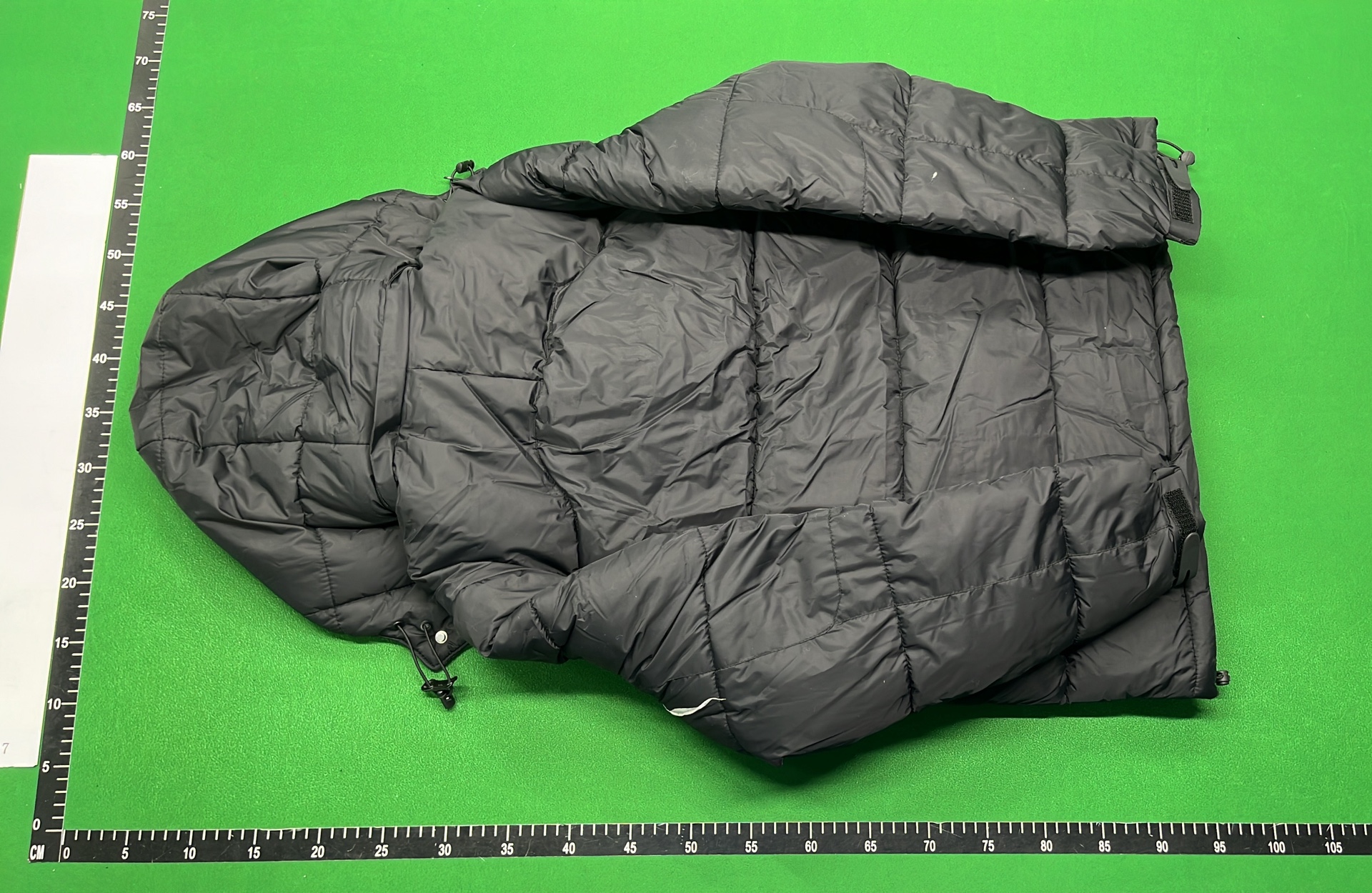 Moncler Black Puffer Jacket with Logo Patch