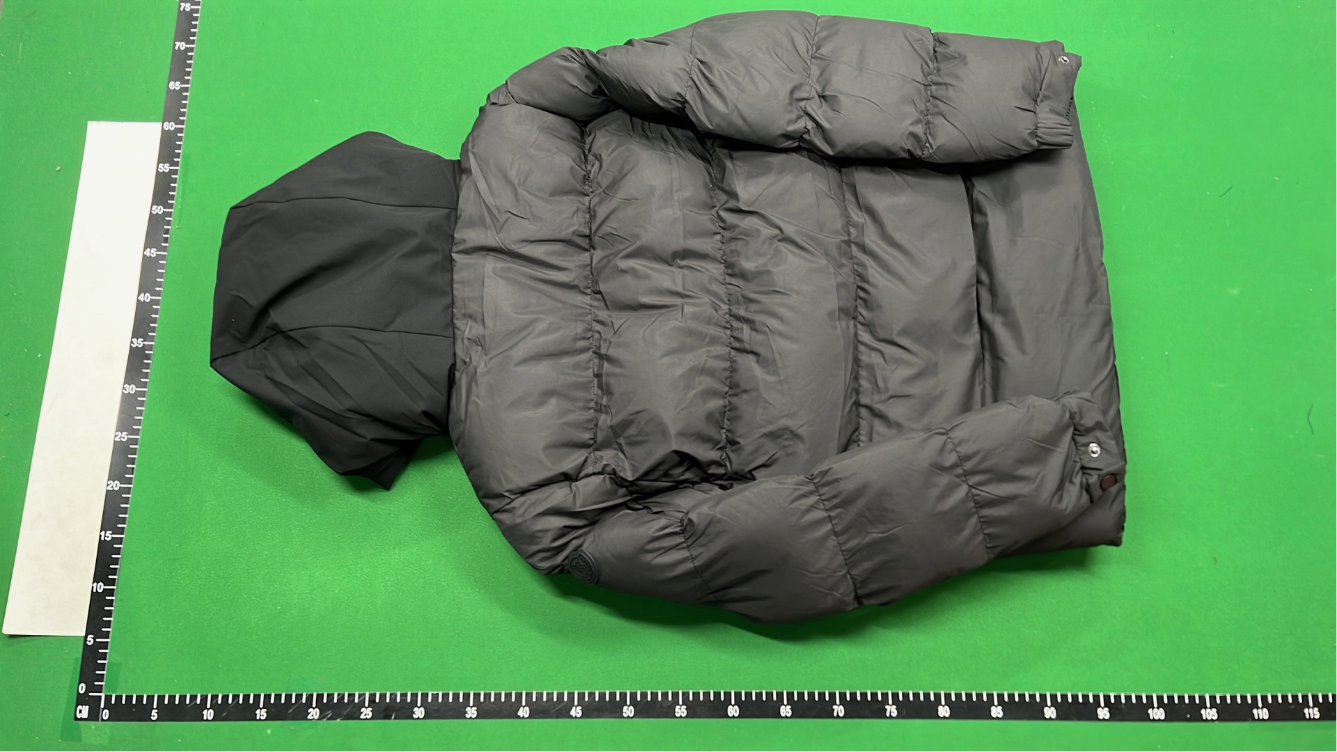 Moncler Grey Puffer Jacket with Hood