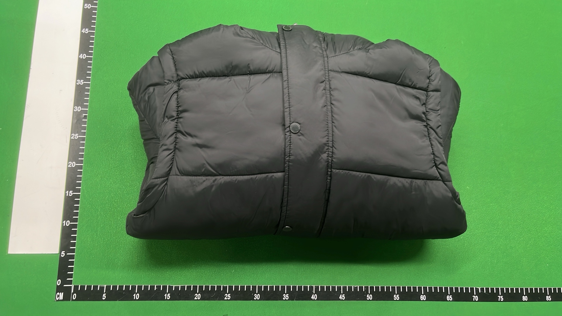 Burberry Black Puffer Jacket with Check Lining and Logo Patch