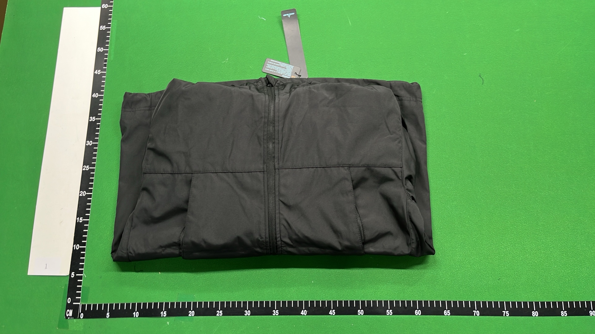 Stone Island Black Hooded Jacket with Compass Patch