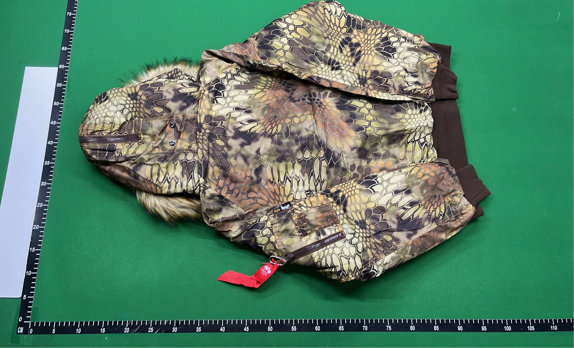 Black Fur Hooded Bomber Jacket