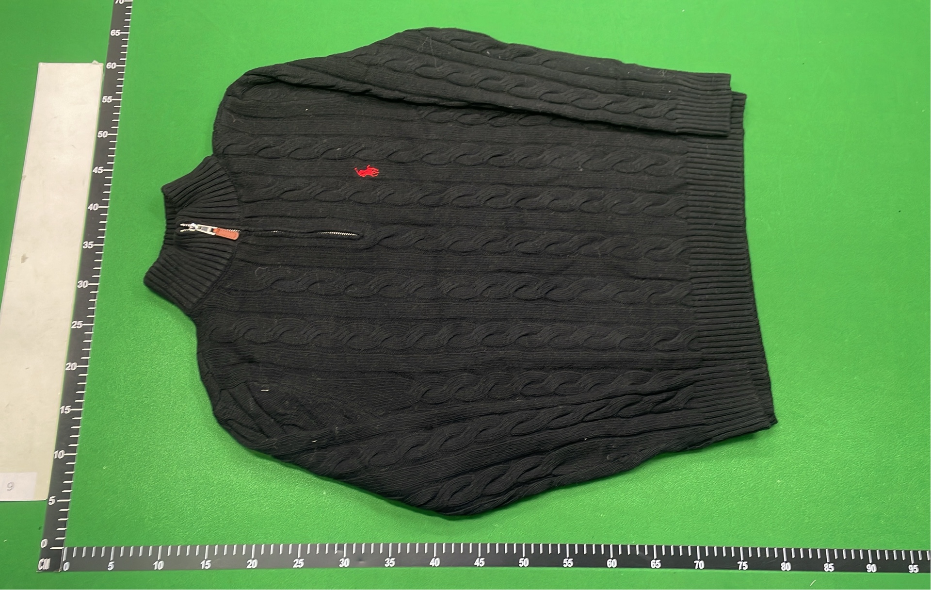 Black Polo Ralph Lauren Hoodie with Red Pony Logo