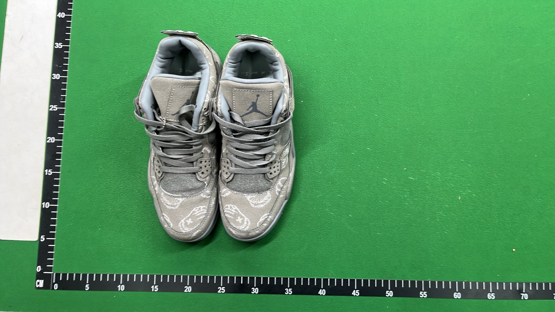 Air Jordan 4 Retro White Olive Green Men's Basketball Shoes