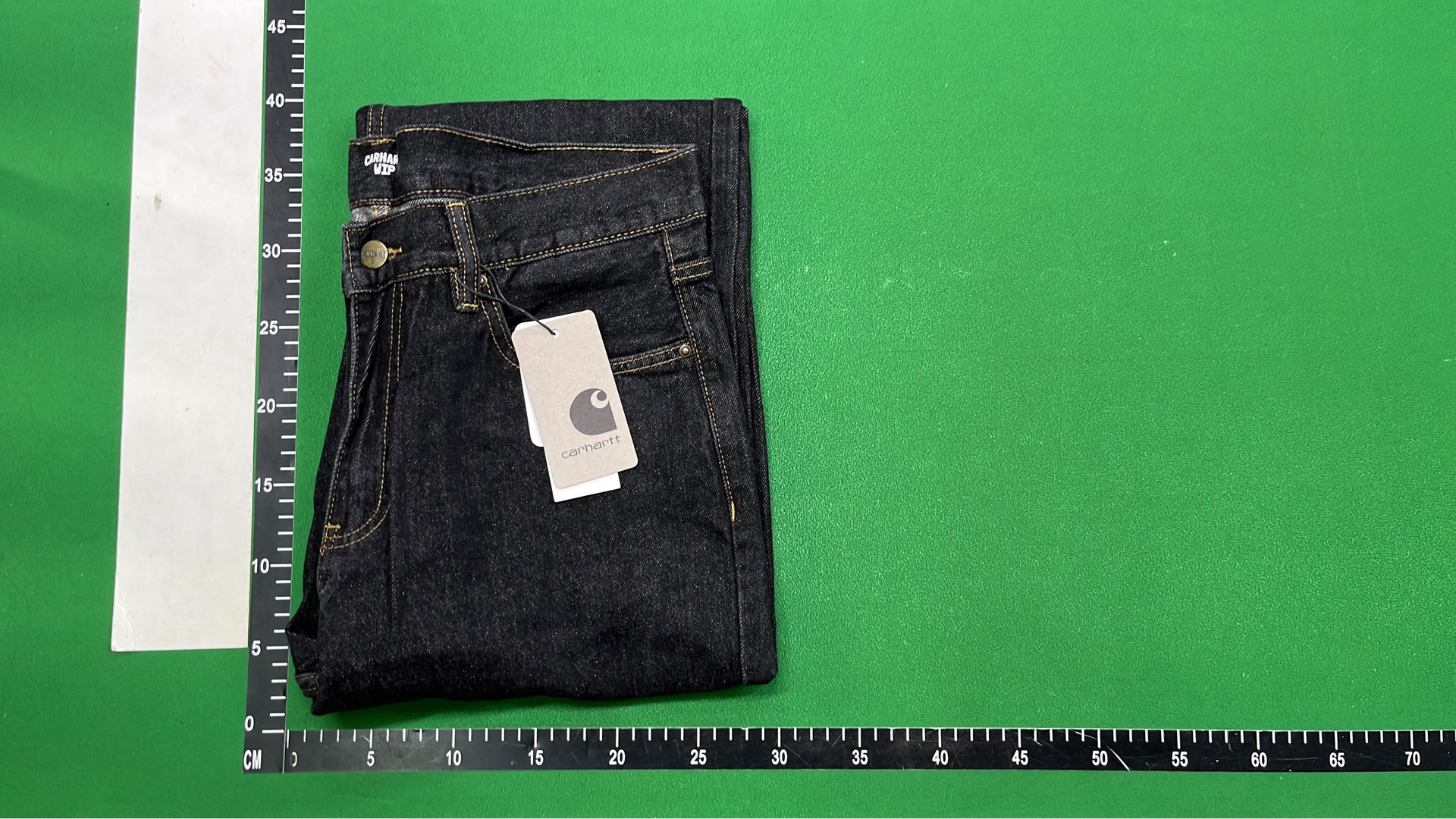 Carhartt Work Denim Pants - Classic Blue and Black