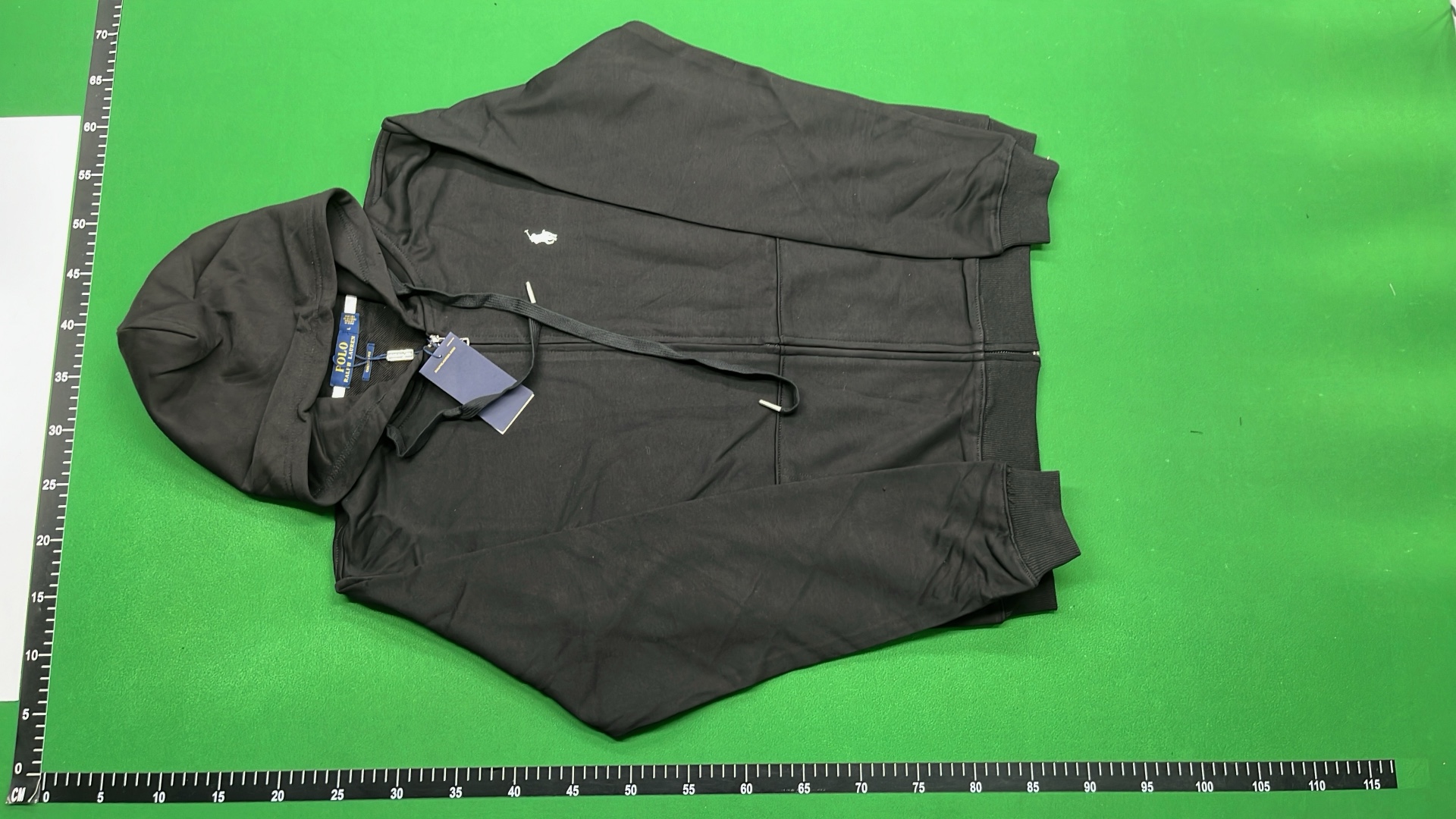 Black Polo Ralph Lauren Hoodie and Sweatpants Set