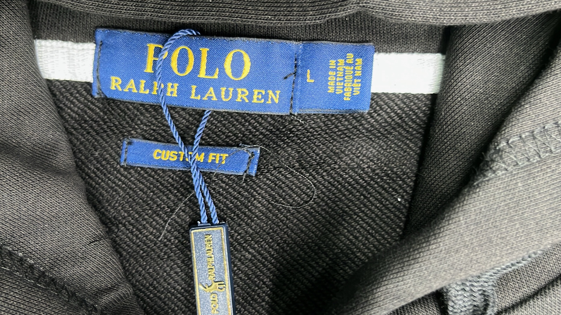 Black Polo Ralph Lauren Hoodie and Sweatpants Set