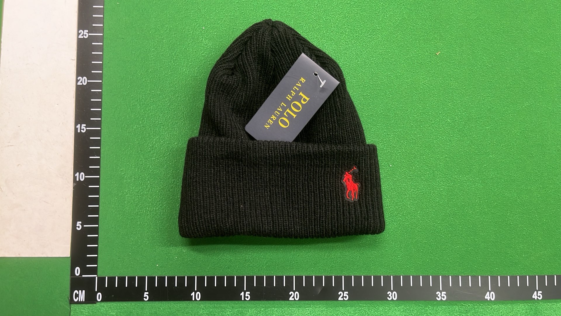 Polo Ralph Lauren Knit Beanie Hat with Embroidered Pony Logo