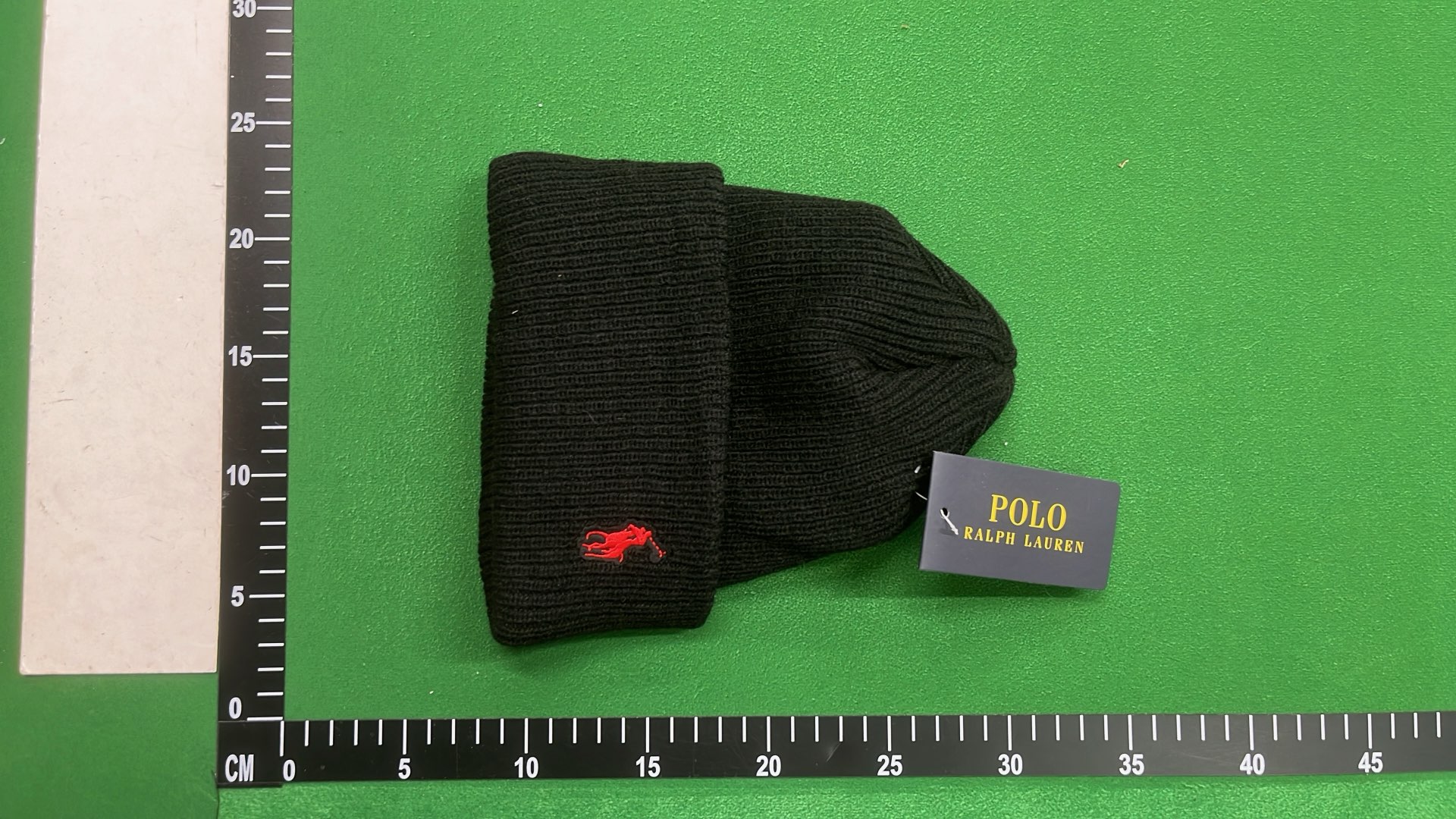Polo Ralph Lauren Knit Beanie Hat with Embroidered Pony Logo