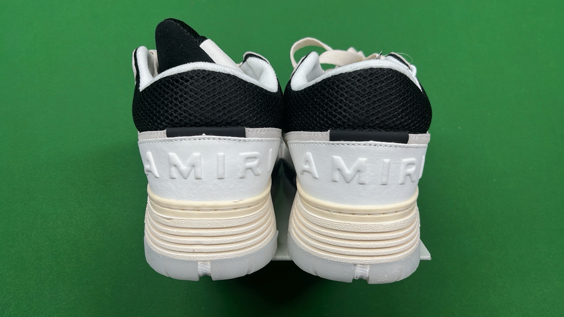AMIRI White Sneakers with Color Accents - Luxury Fashion Shoes