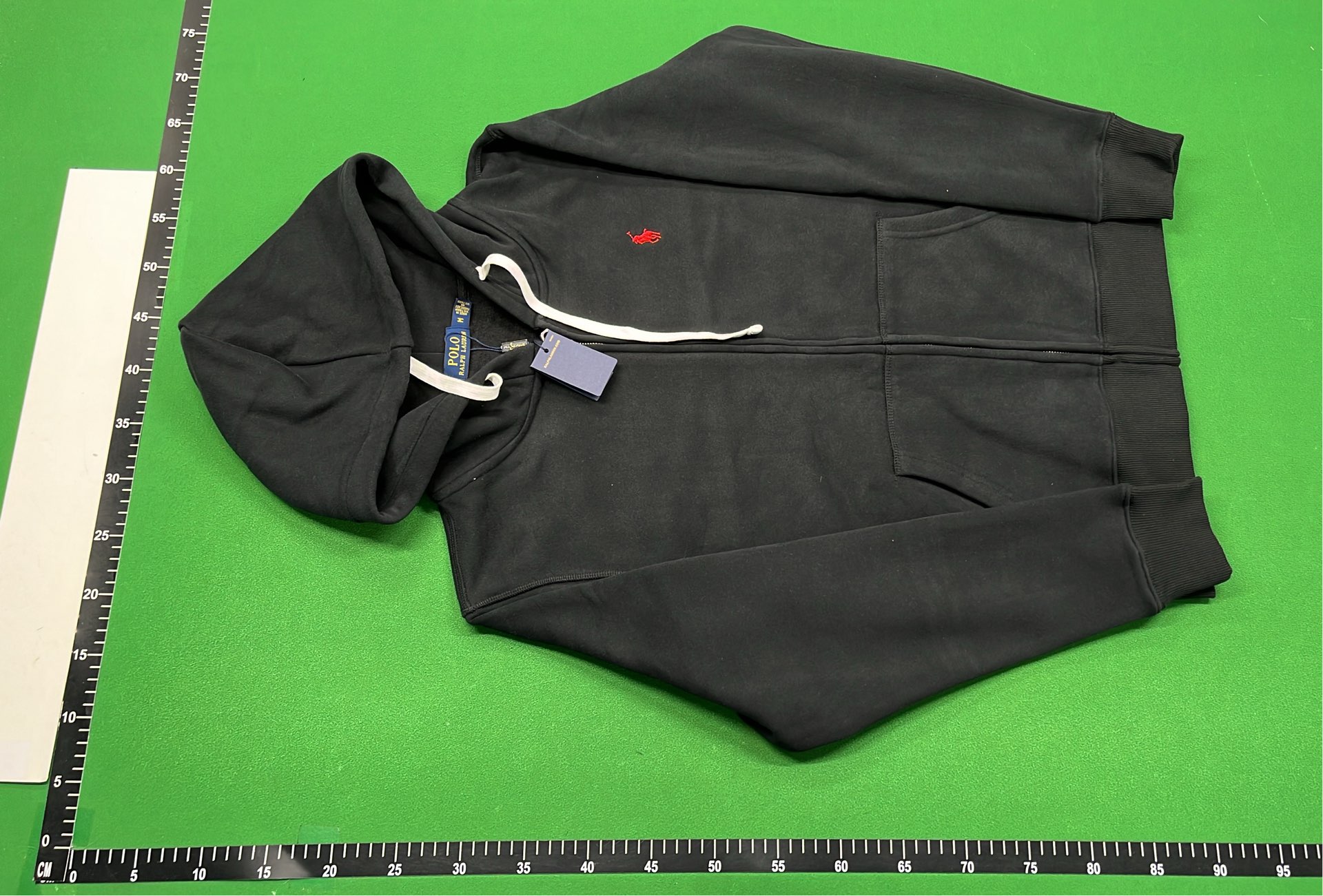 Gray Zip-Up Hoodie with Front Pocket