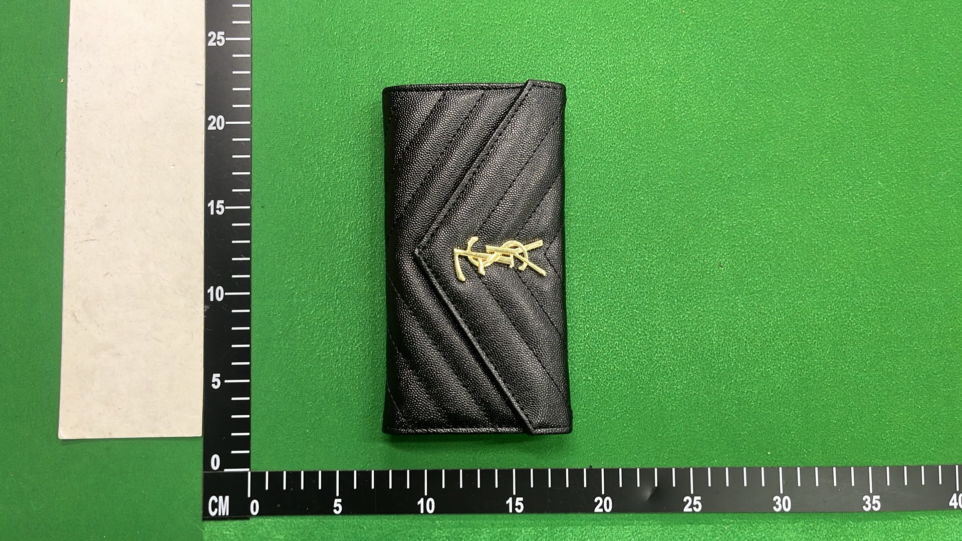 Saint Laurent Black Monogram Clutch Bag
