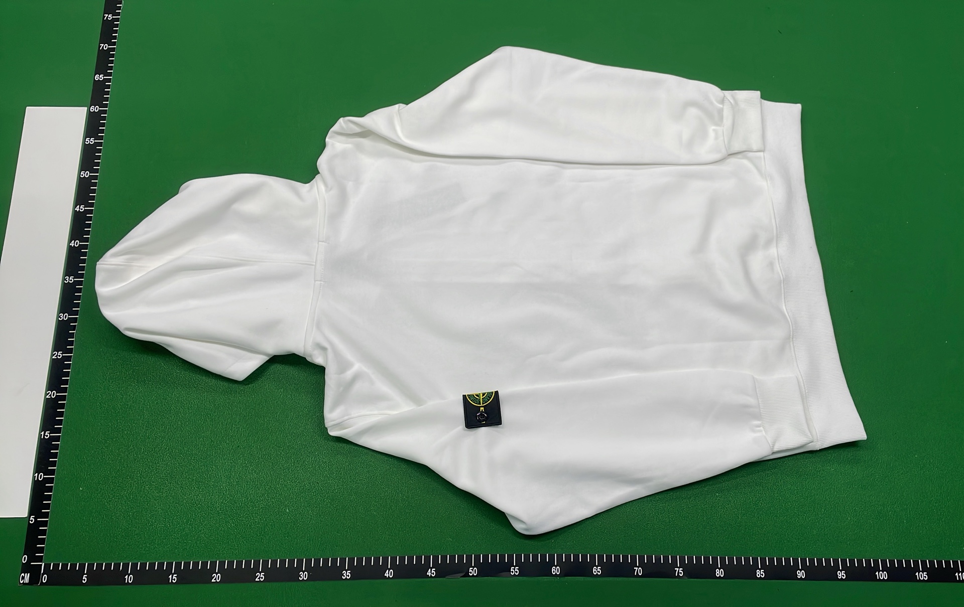 Stone Island Black Crewneck Sweatshirt with Logo Patch