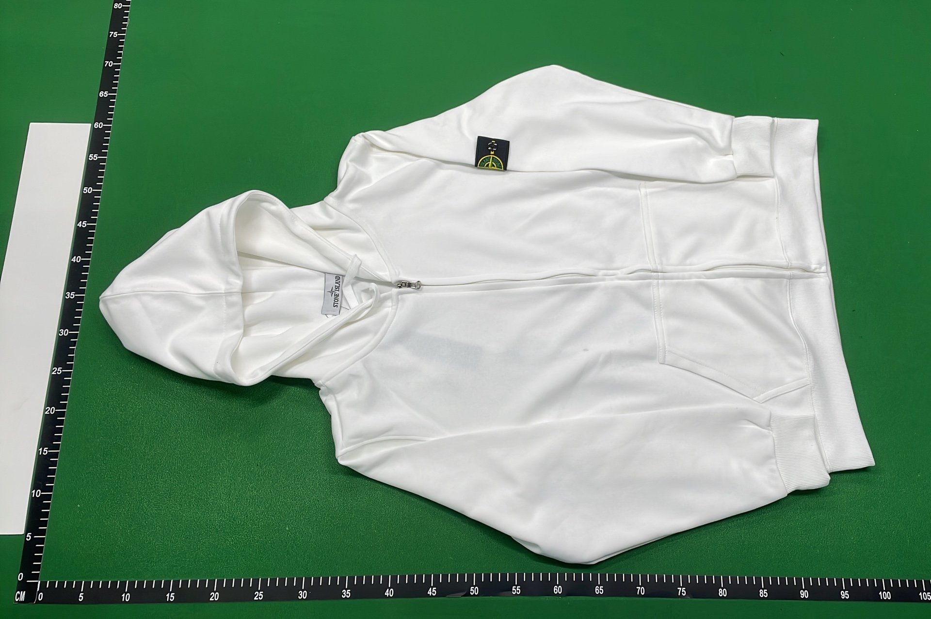 Stone Island Black Crewneck Sweatshirt with Logo Patch