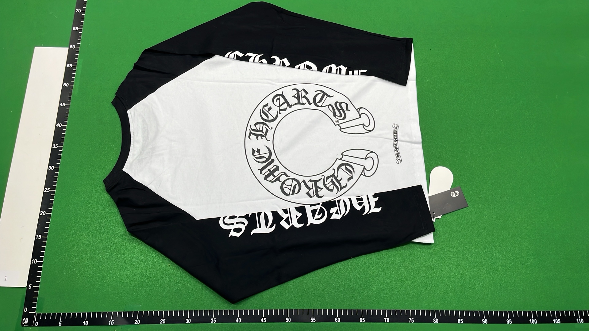 Blue and White Chrome Hearts Long Sleeve T-Shirt