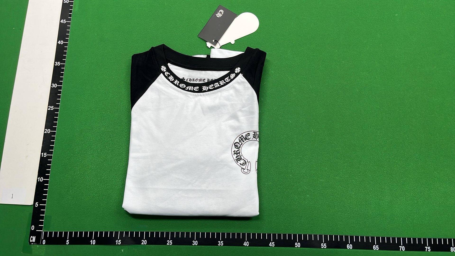 Blue and White Chrome Hearts Long Sleeve T-Shirt