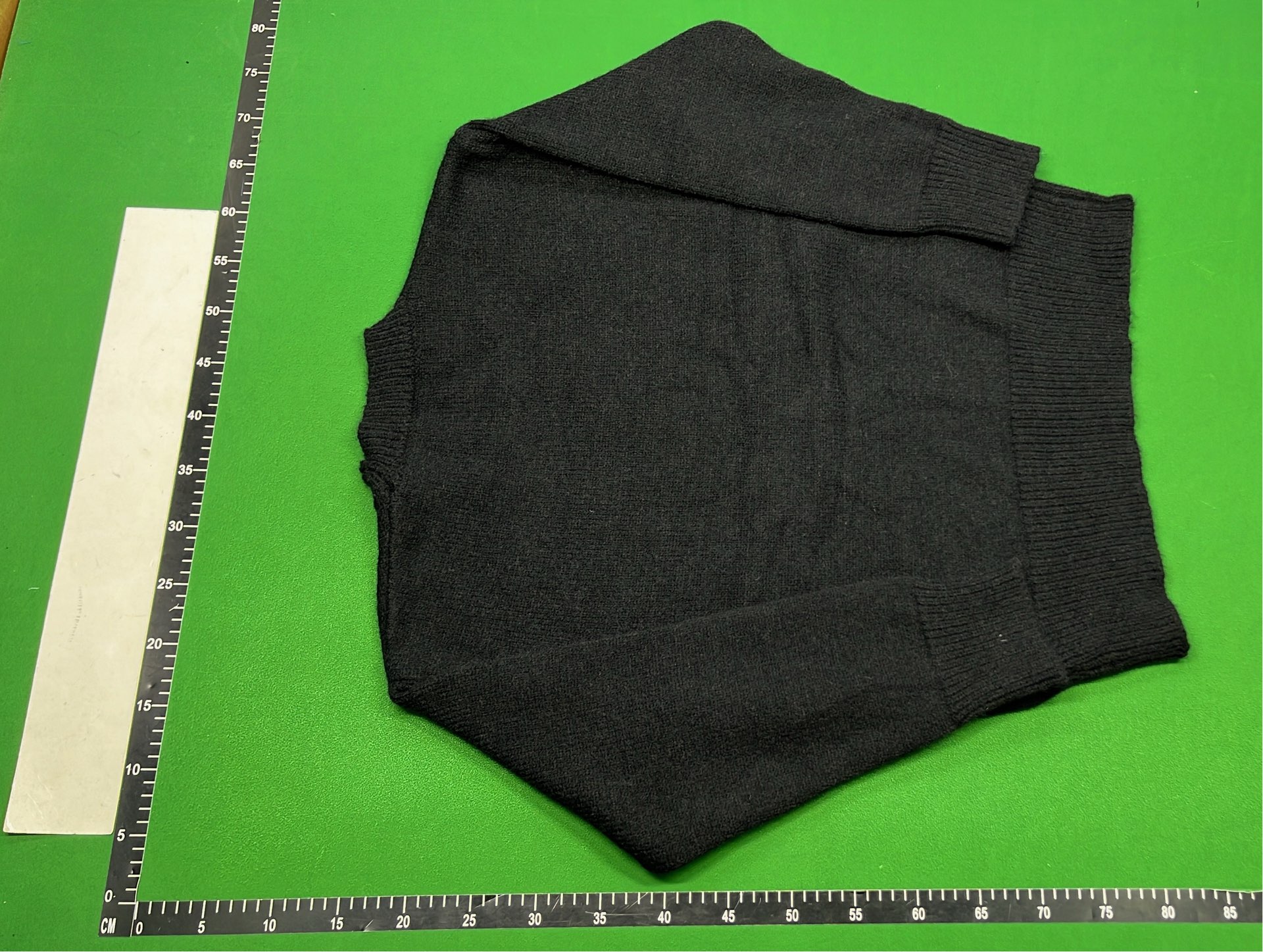Saint Laurent Black Knit Sweater with Logo