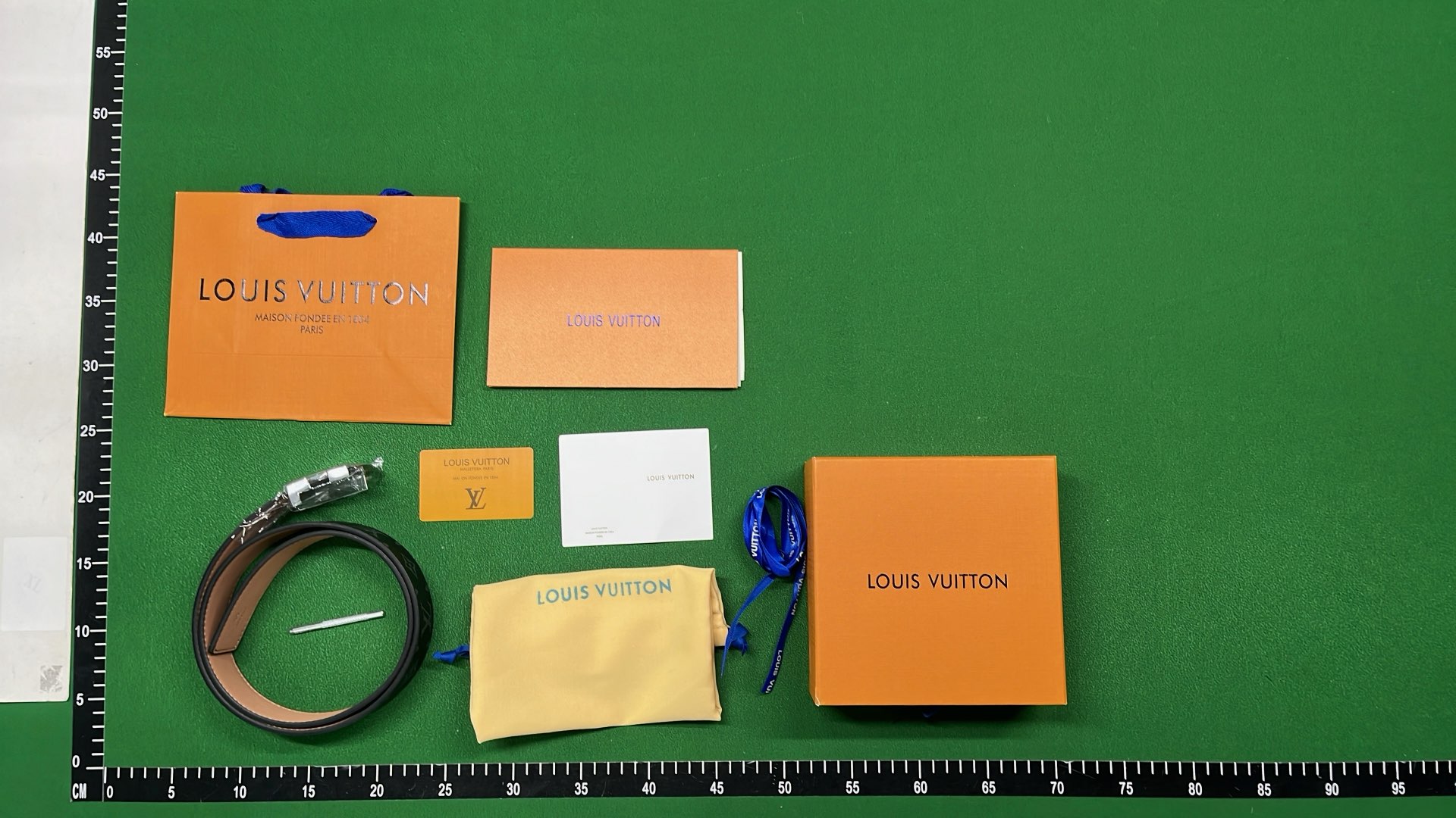 Louis Vuitton Monogram Belt with LV Buckle