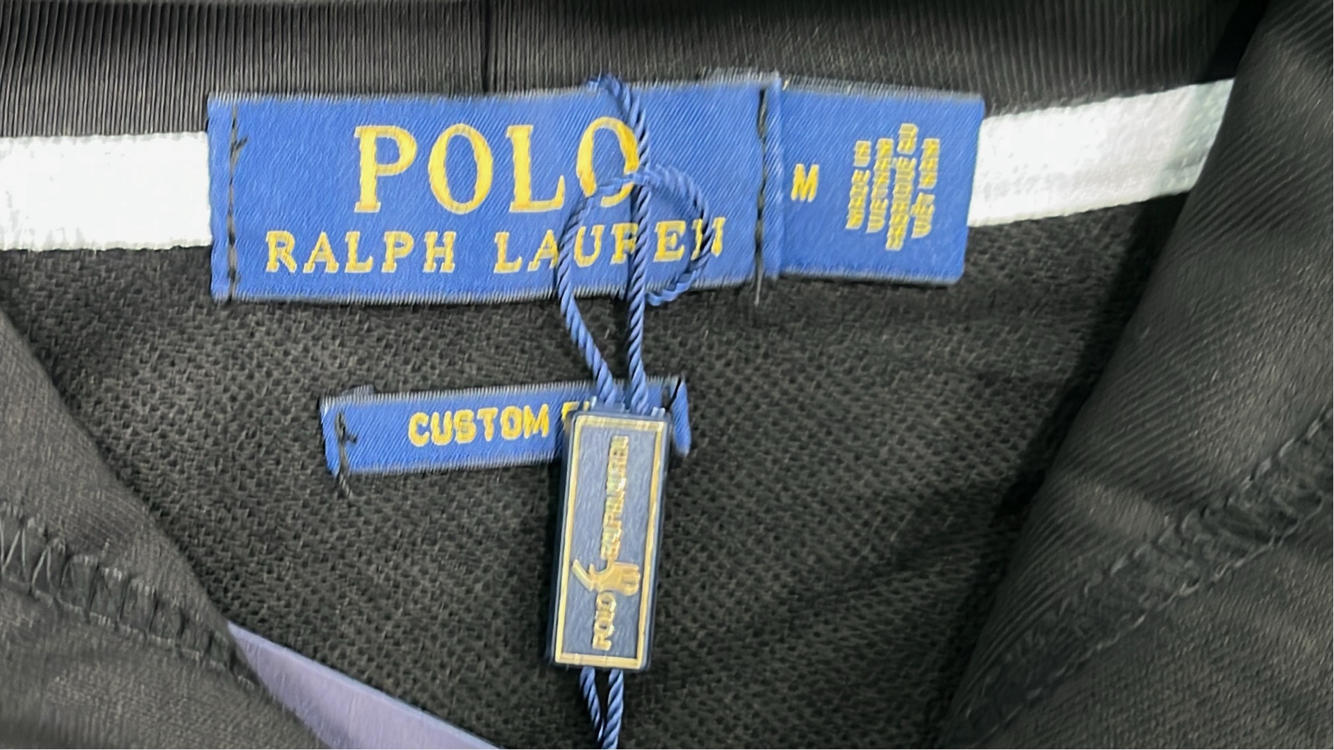 Black Zip-Up Hoodie with Logo