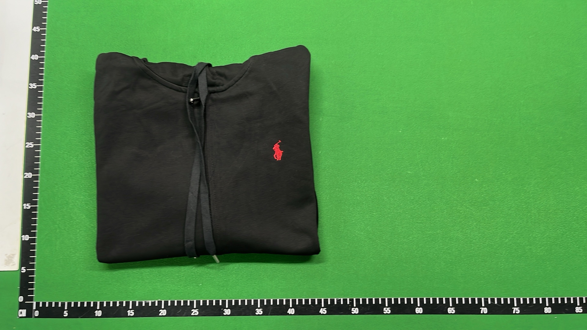 Black Zip-Up Hoodie with Logo