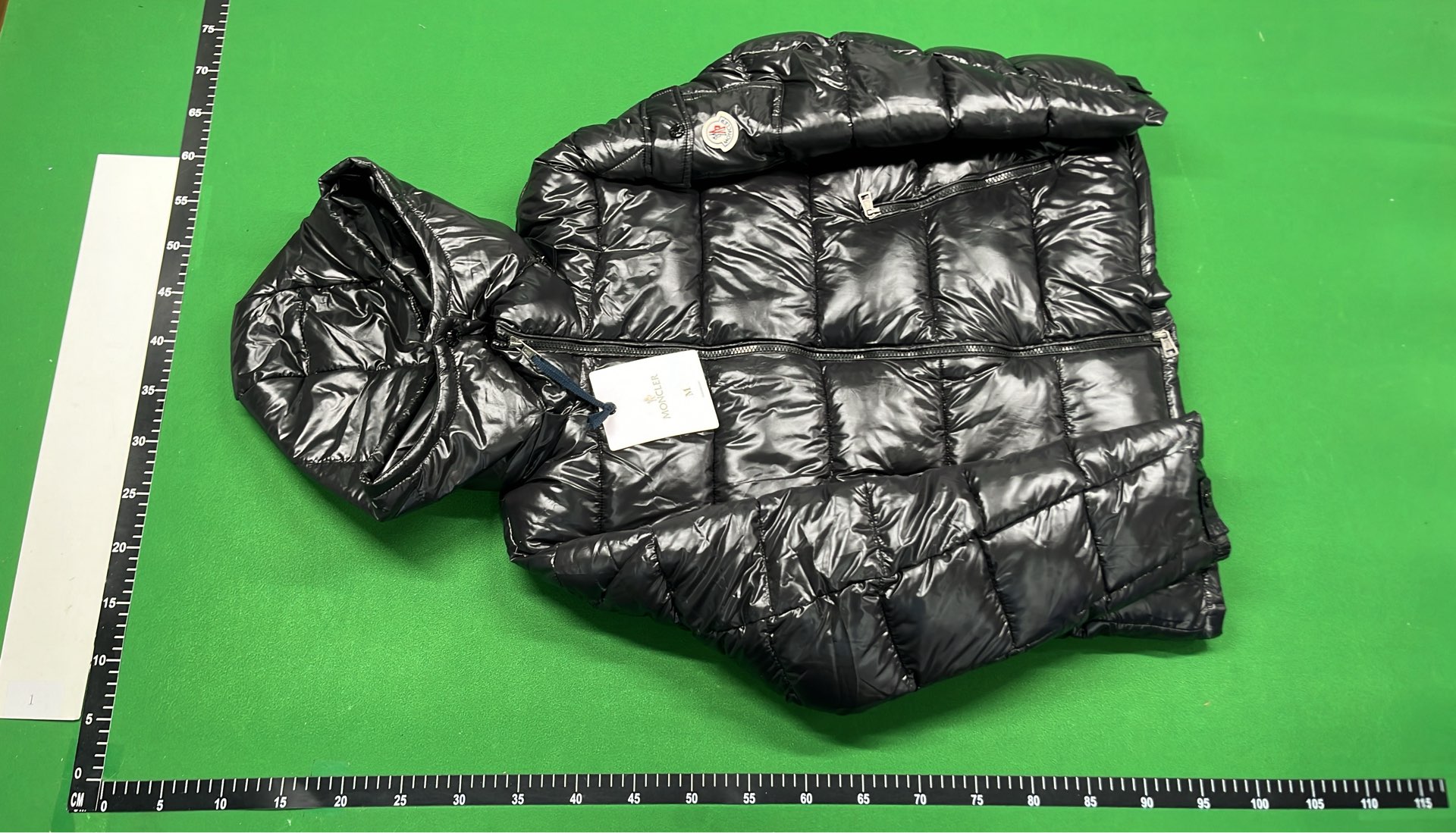Moncler Black Puffer Jacket with Hood