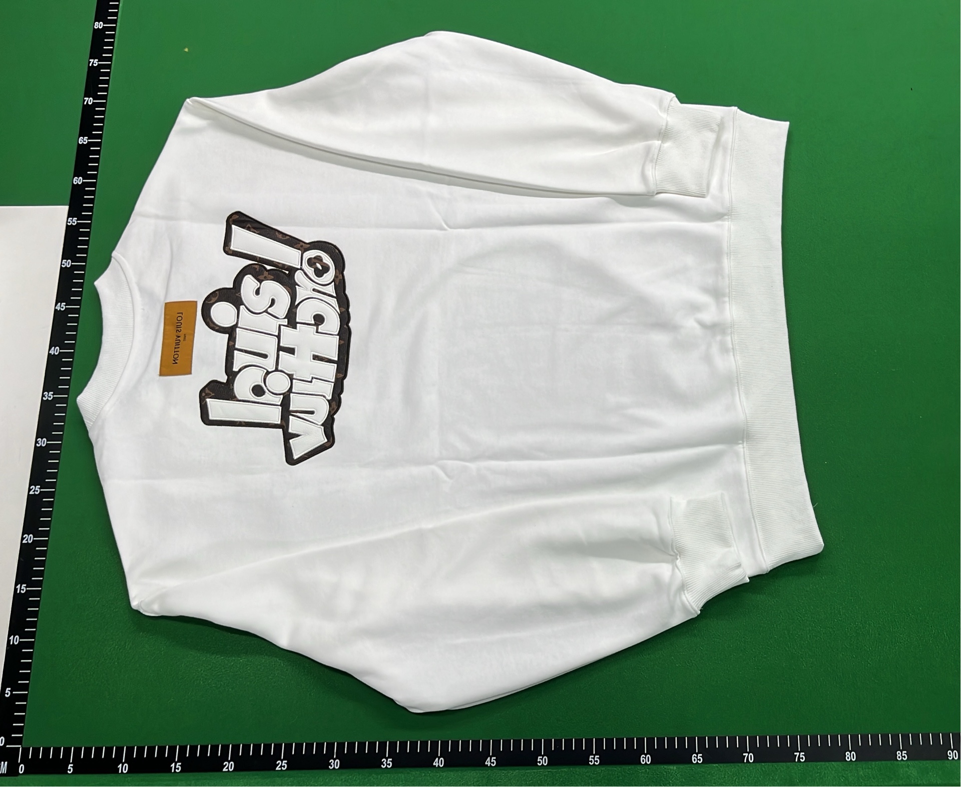 Louis Vuitton LV Logo Sweatshirt Black & White