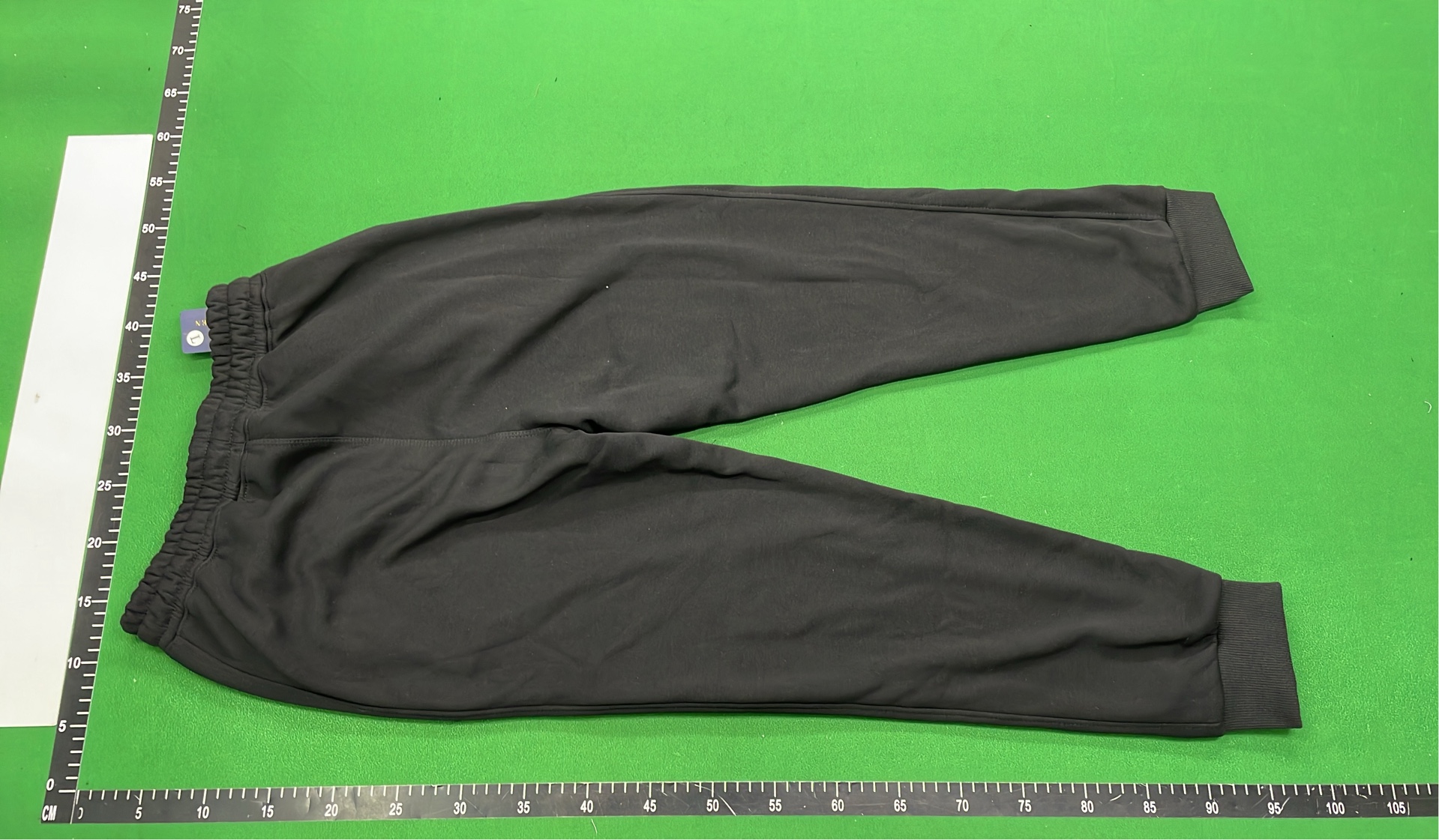 Navy Blue Drawstring Jogger Pants with Logo
