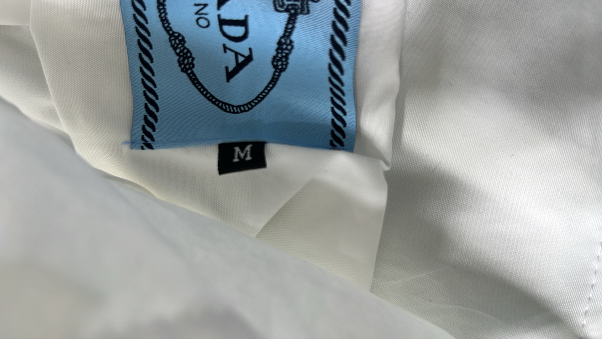 Prada Navy Blue Track Jacket with Logo Stripes