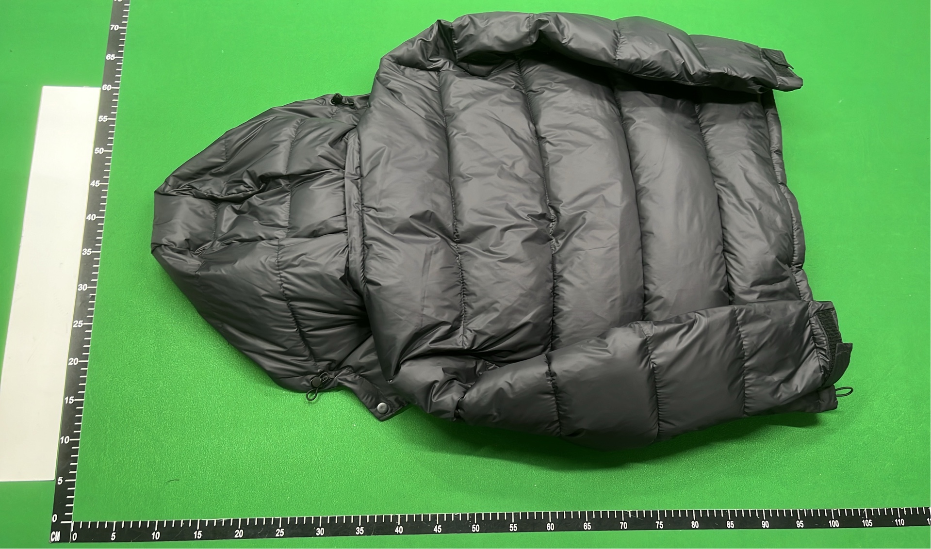 Burberry Black Down Jacket with Check Lining