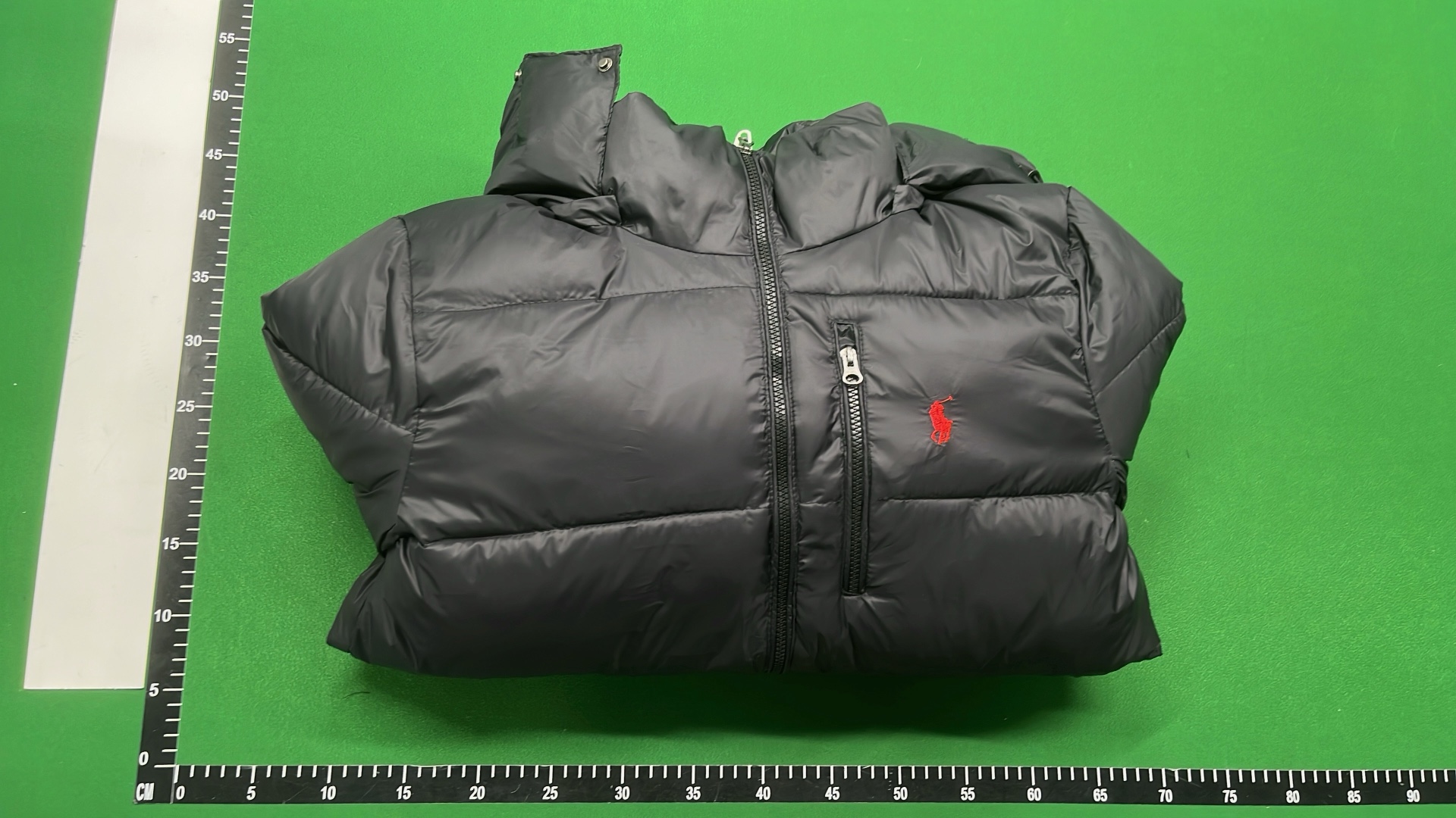 Burberry Black Down Jacket with Check Lining