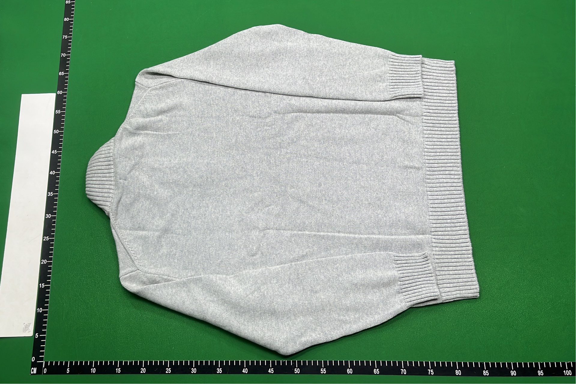 Men's Gray Half-Zip Sweater with Pony Logo