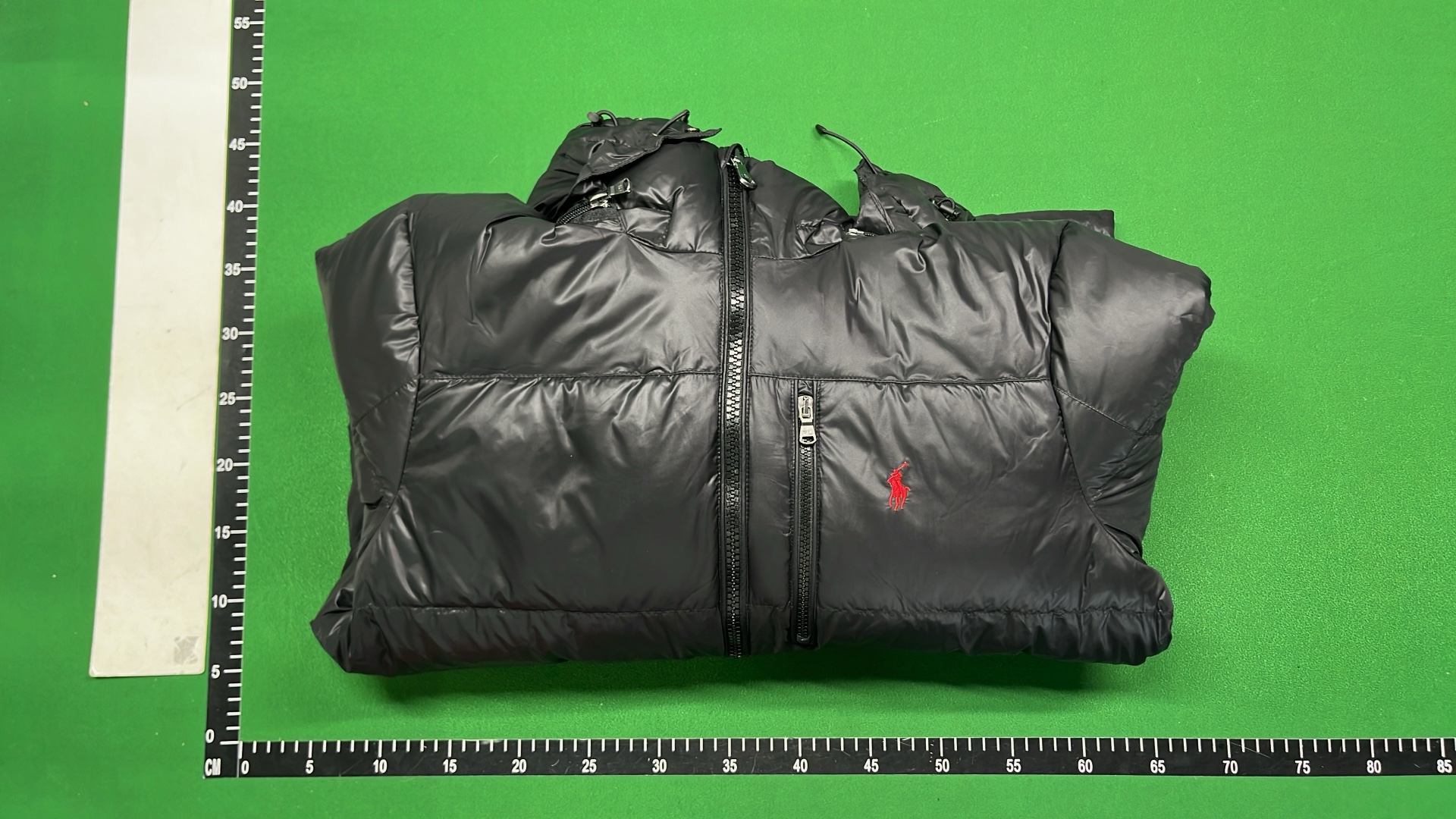 Black Puffer Jacket with Hood