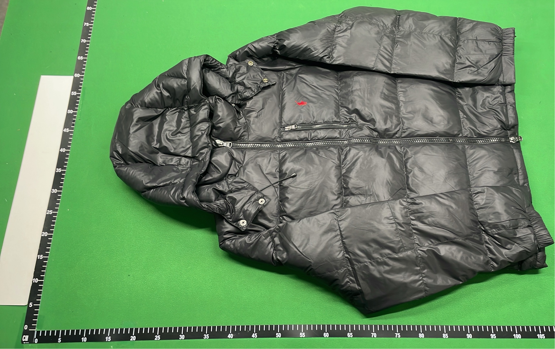 Black Puffer Jacket with Hood