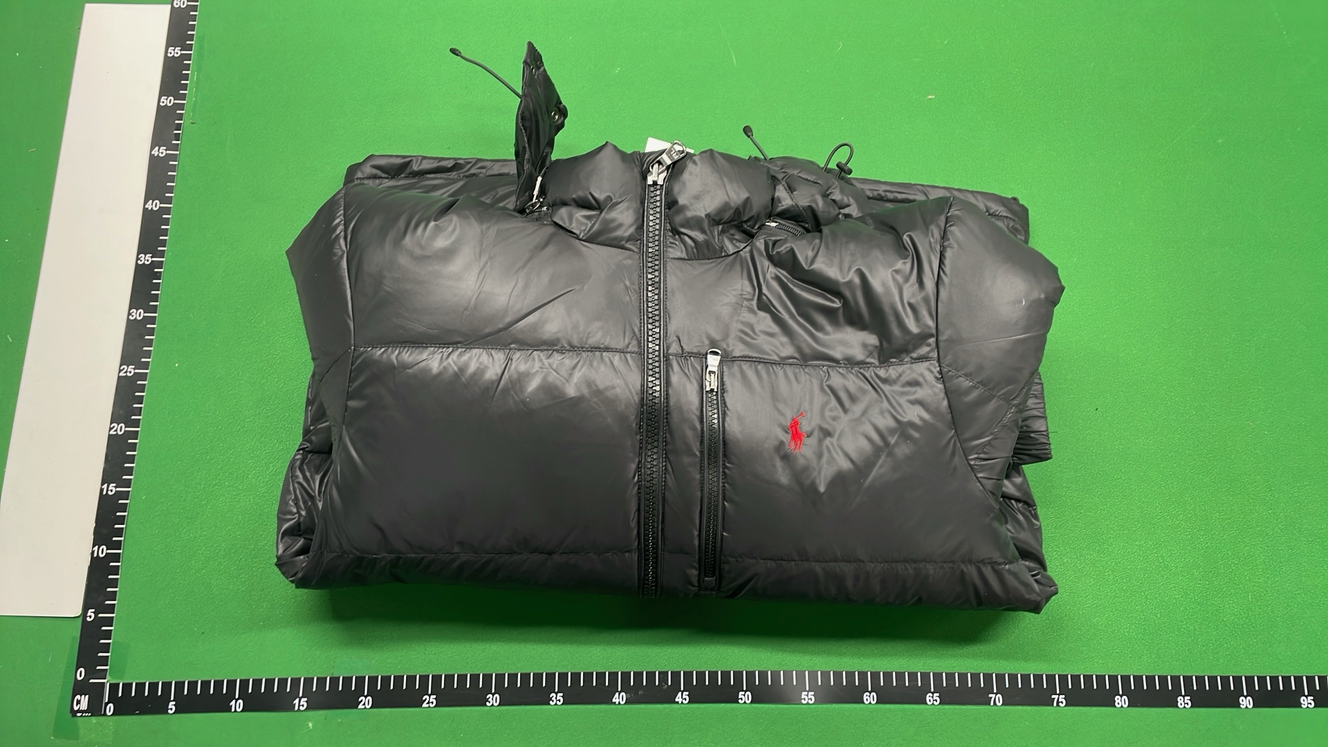 Black Puffer Jacket with Hood