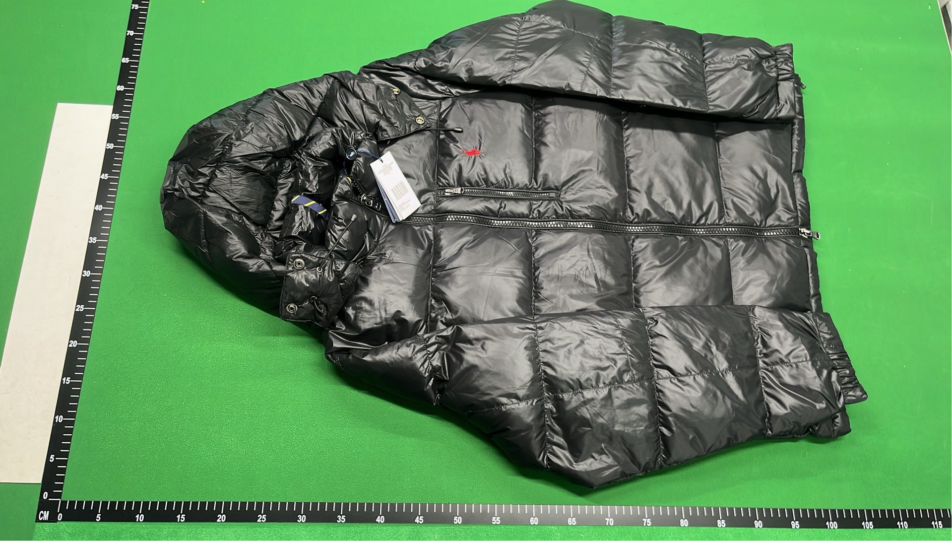 Black Puffer Jacket with Hood