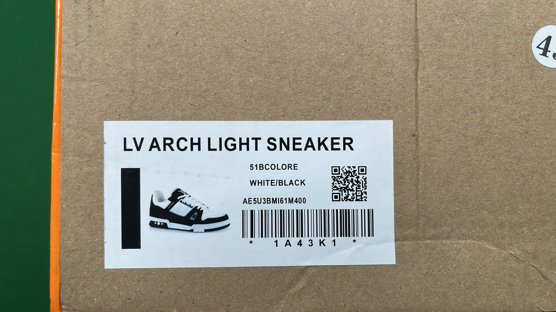 Louis Vuitton x Nike Air Jordan 4 White Green Sneakers
