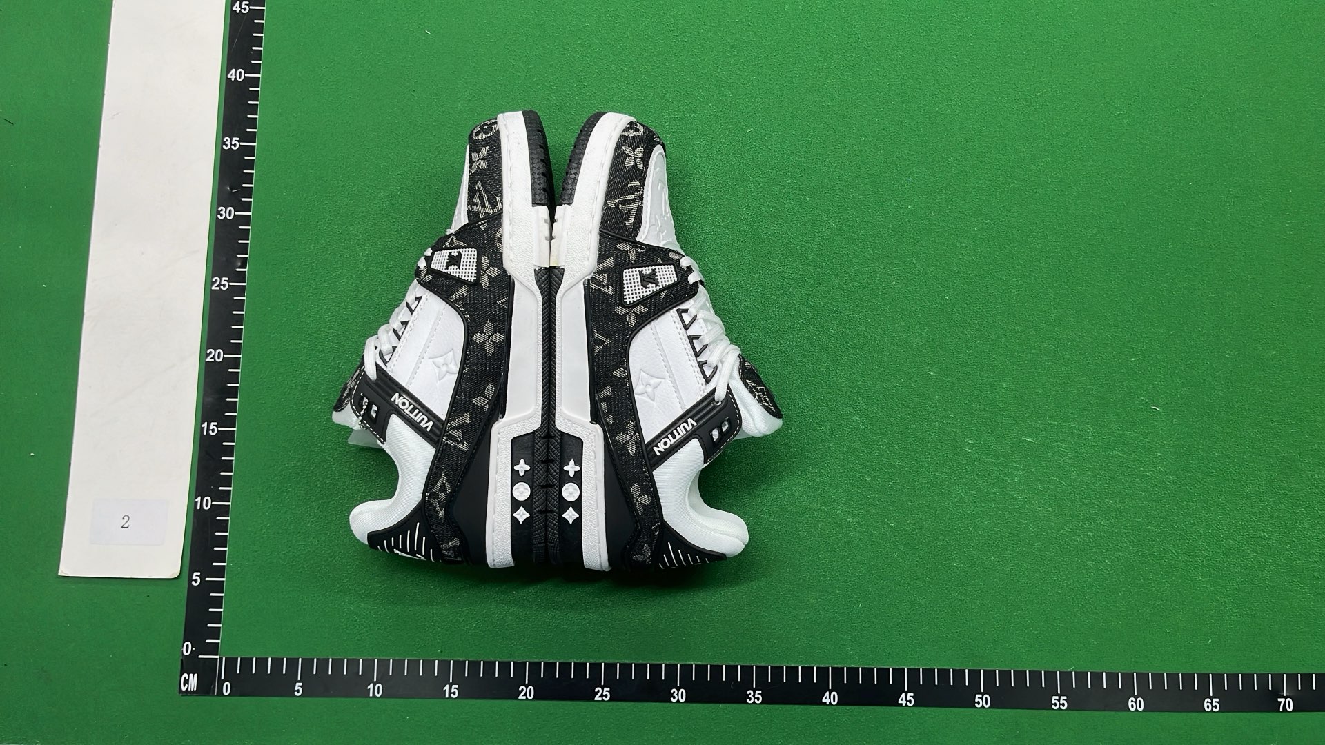 Louis Vuitton x Nike Air Jordan 4 White Green Sneakers