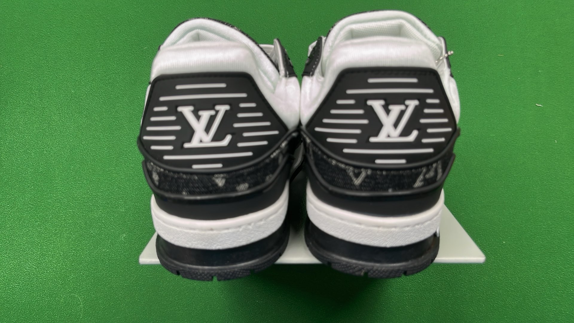 Louis Vuitton x Nike Air Jordan 4 White Green Sneakers