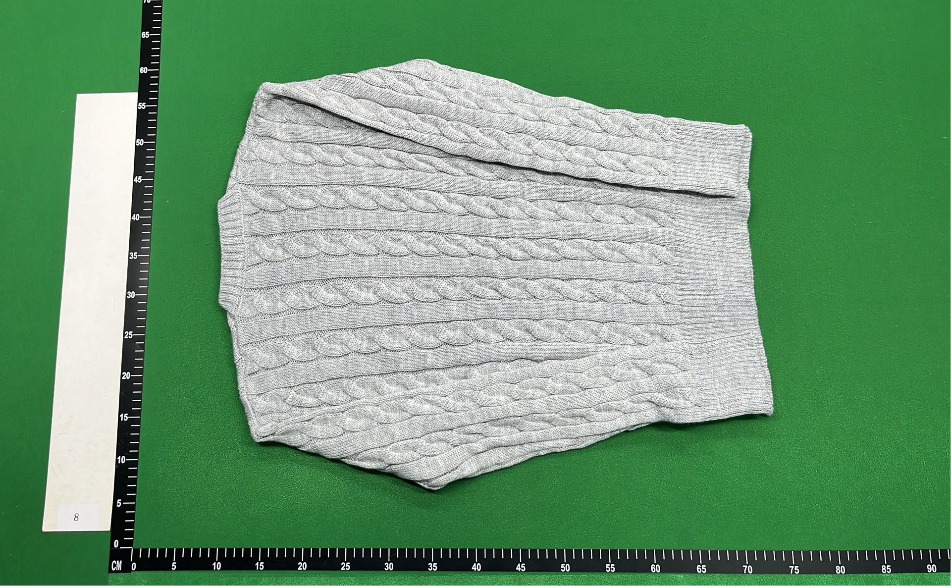 Black Cable Knit Sweater for Men