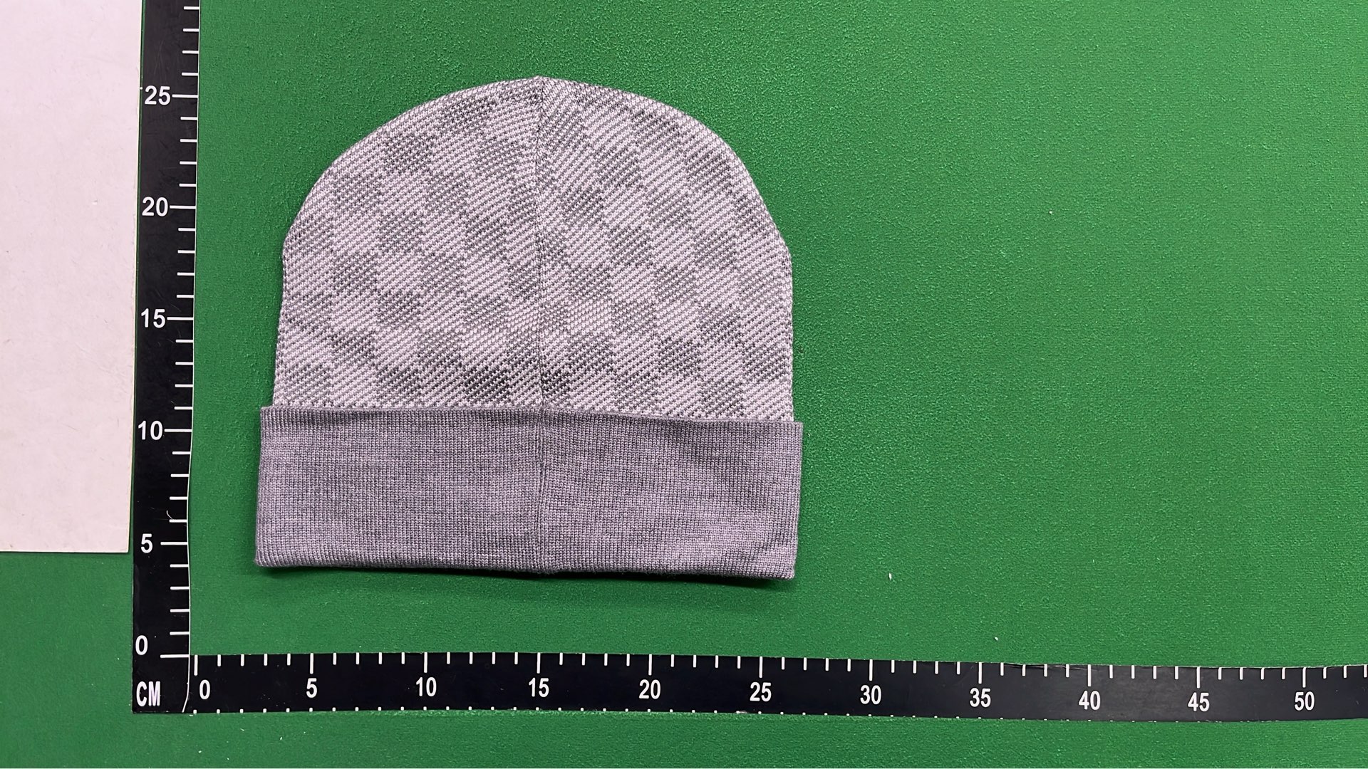Moncler Black Knit Beanie with Logo Patch