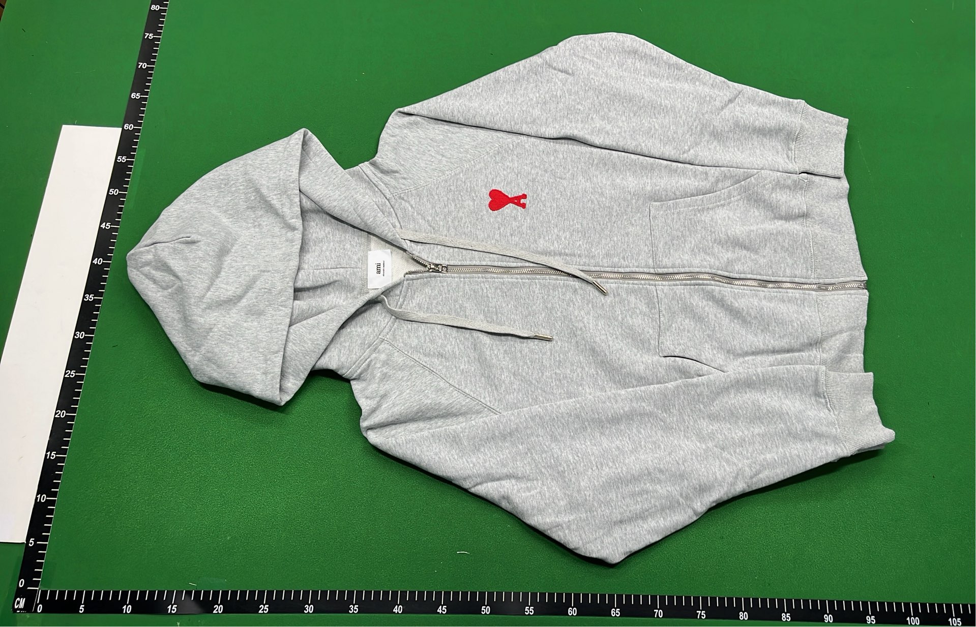 Colorful Zip-Up Hoodies with Heart Logo
