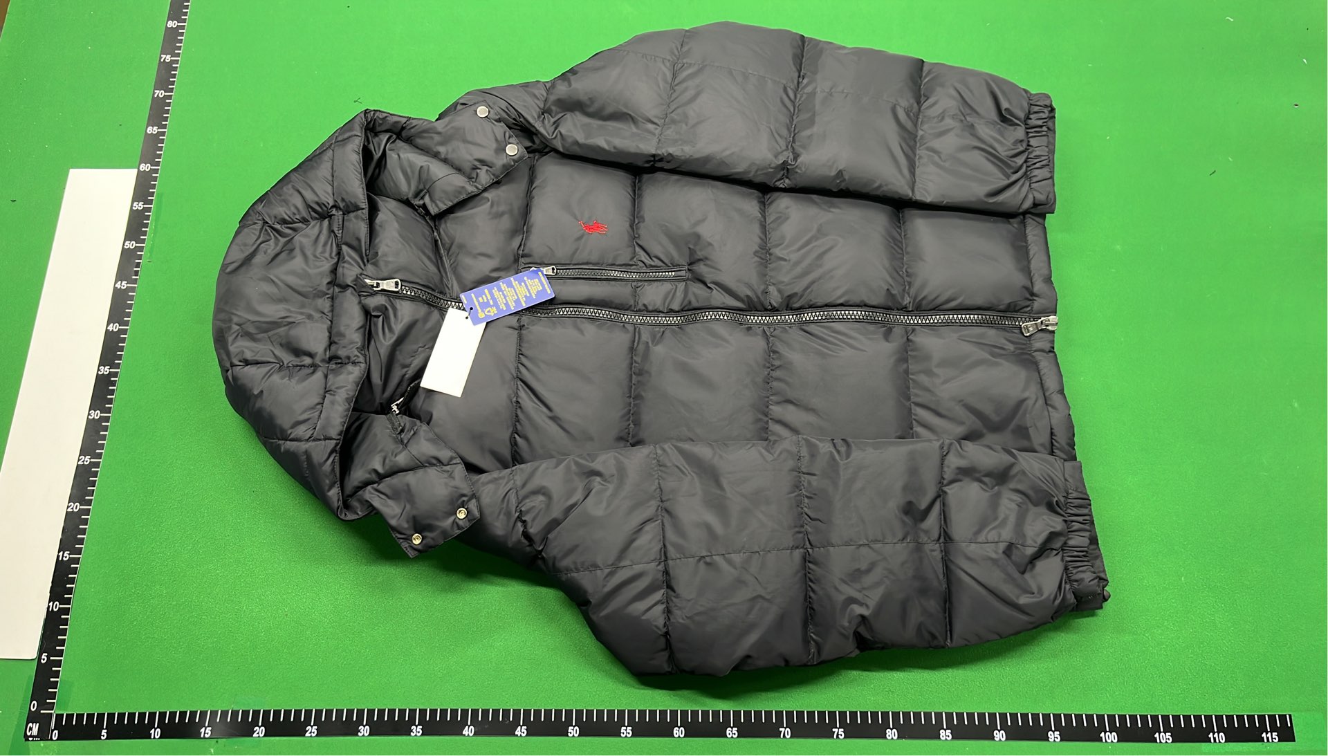 Men's Black Puffer Jacket with Hood
