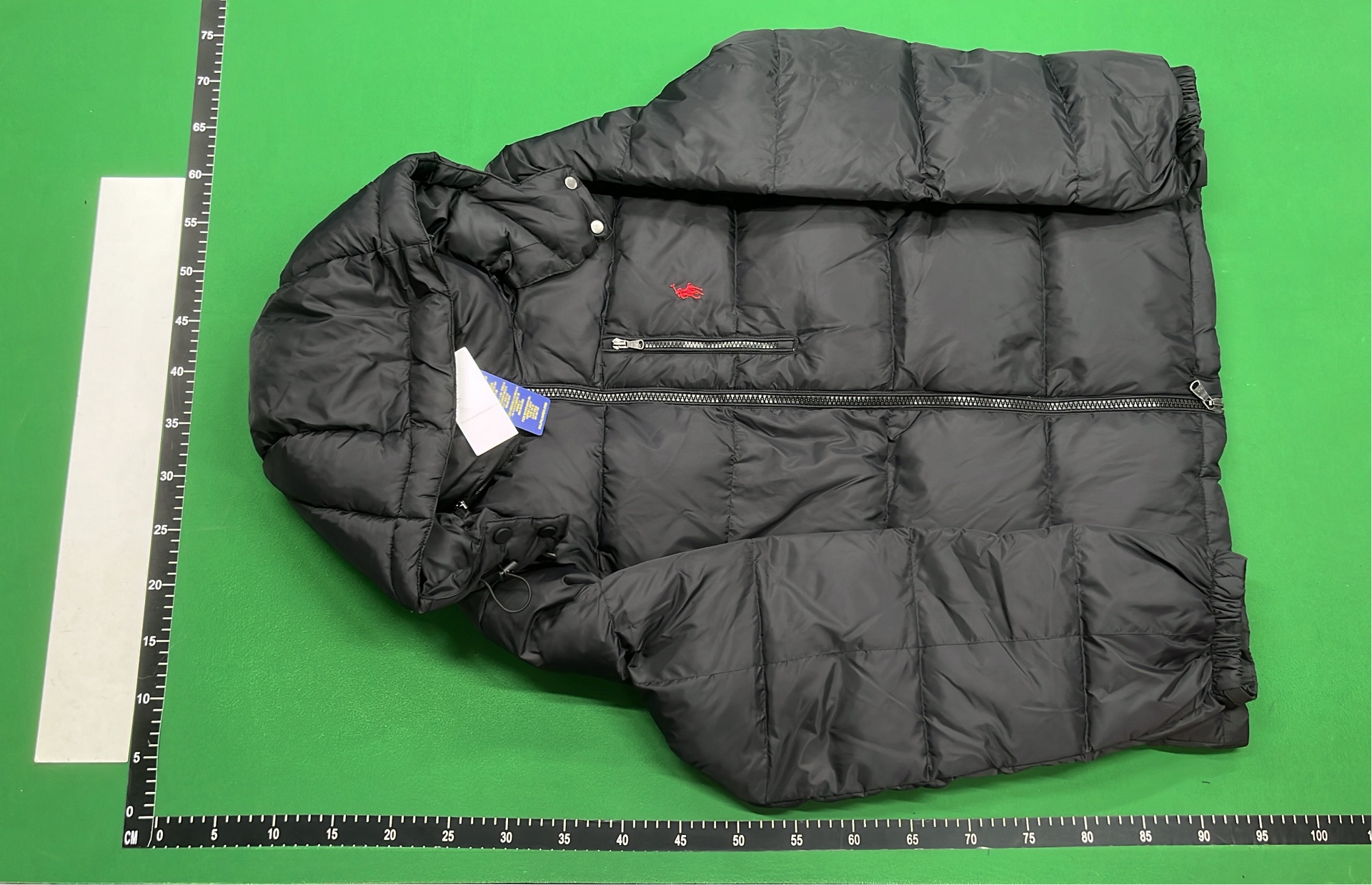 Men's Black Puffer Jacket with Hood
