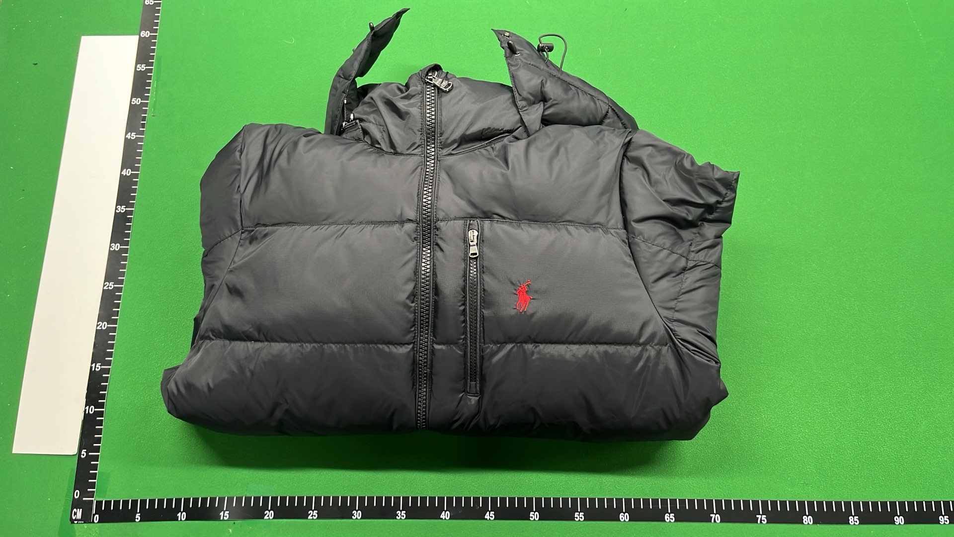 Men's Black Puffer Jacket with Hood