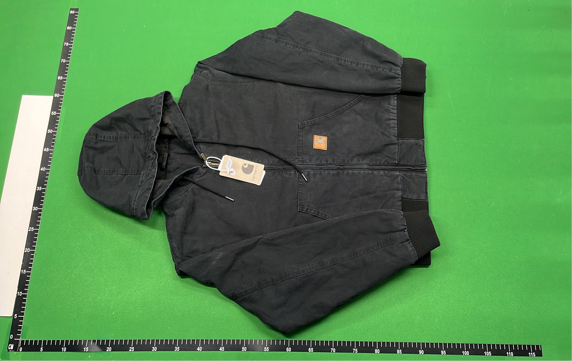 Carhartt Hooded Sweatshirt Zip-Up Gray