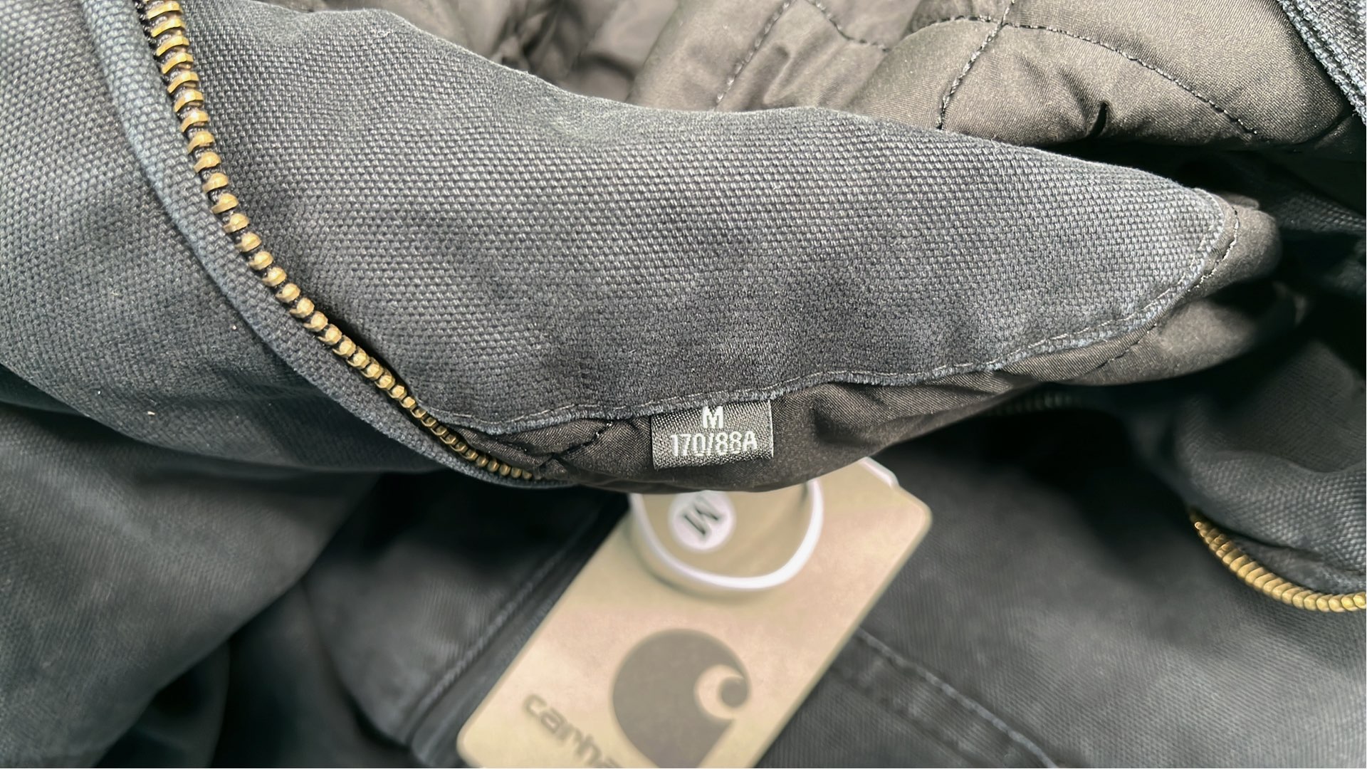 Carhartt Hooded Sweatshirt Zip-Up Gray