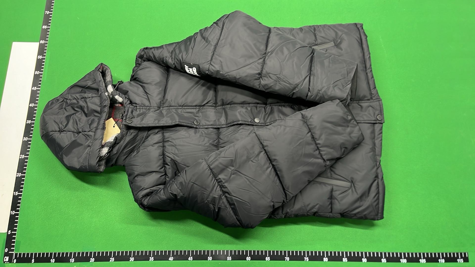 Burberry London England Down Jacket with Check Lining
