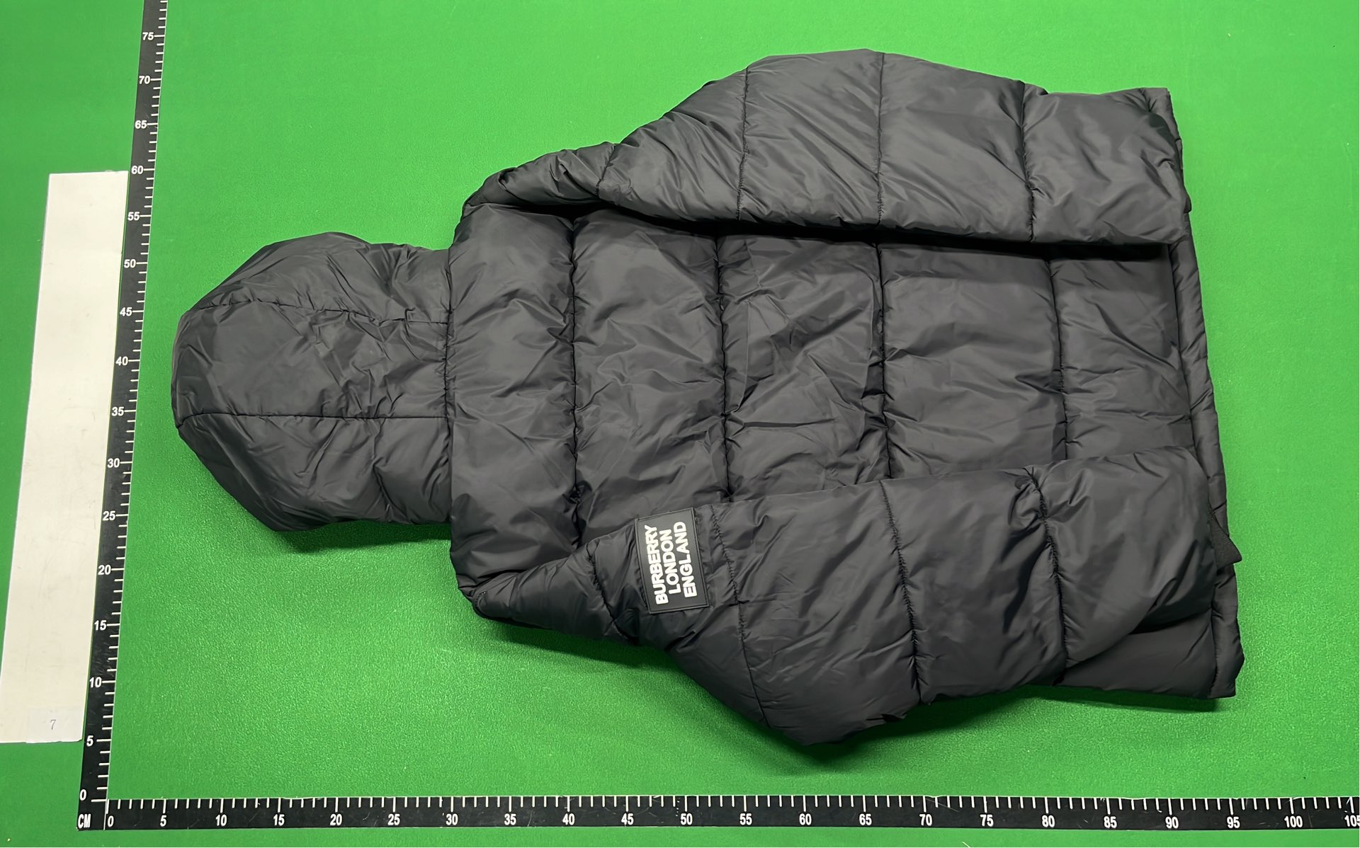 Burberry London England Down Jacket with Check Lining