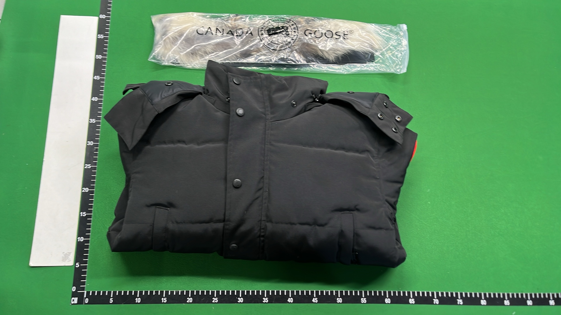 Canada Goose White Parka with Fur Trim Hood