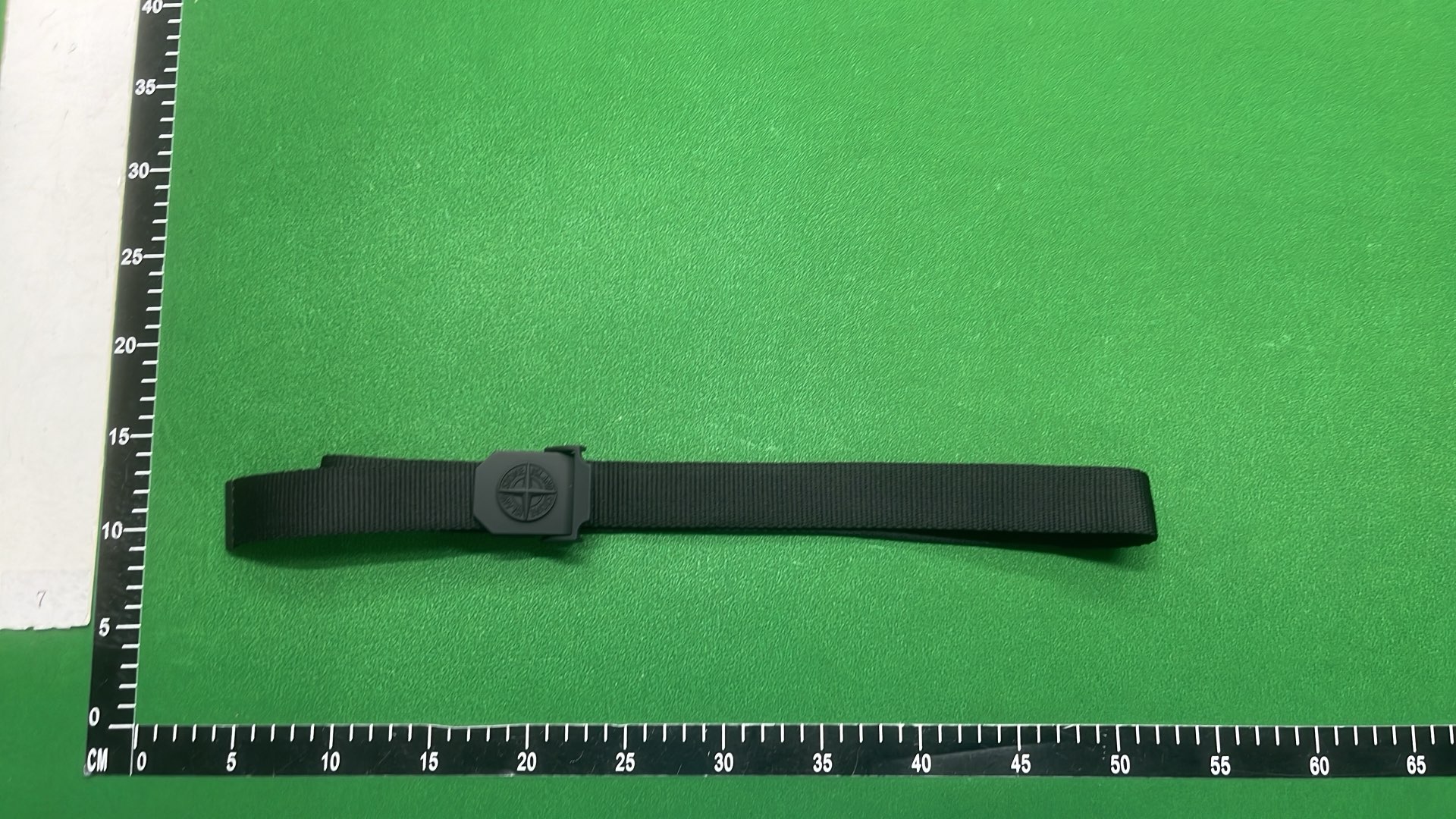 STONE ISLAND Black Watch with Logo Buckle and Box Set